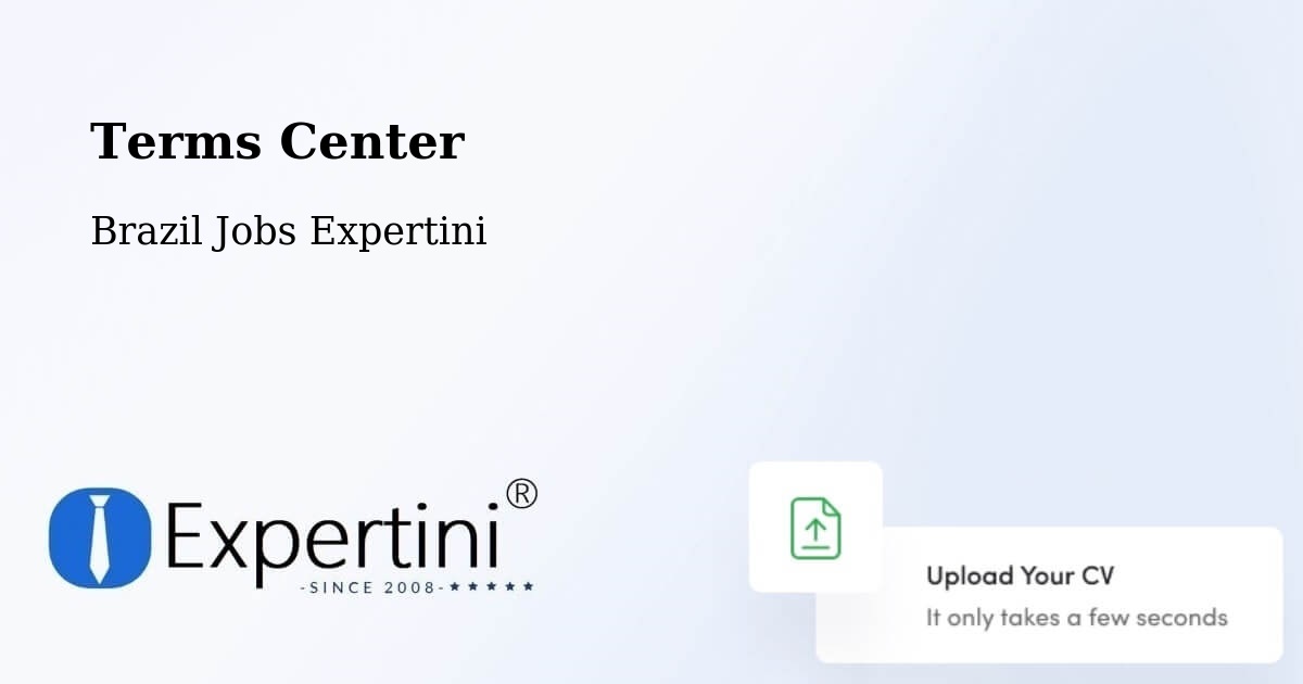 Terms of Service – Jesúpolis - Brazil Jobs Expertini